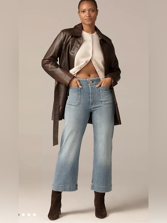 Maeve Denim - Anthropologie Maeve The Colette Crop Wide Leg Jeans Light Wash 27P